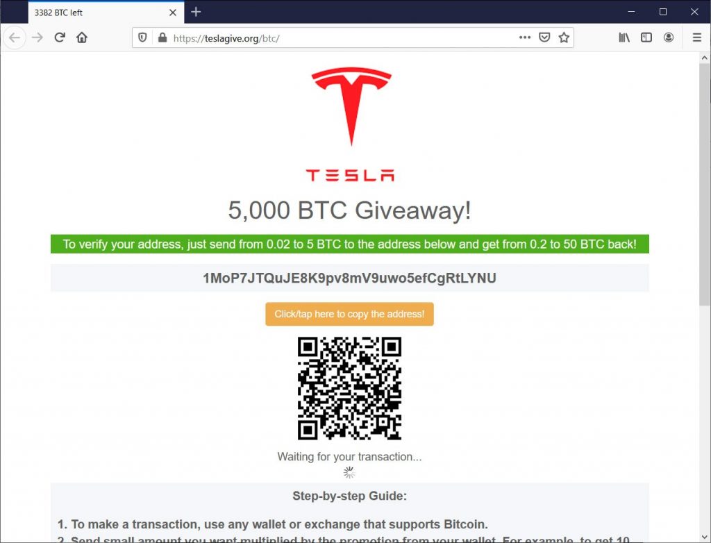 Scammers Distributes Fake Cryptocurrency Giveaways through Twitter Ads!