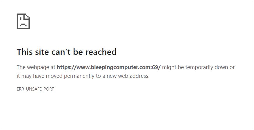 Google Chrome Blocks Port 10080 to Prevent NAT Slipstreaming!