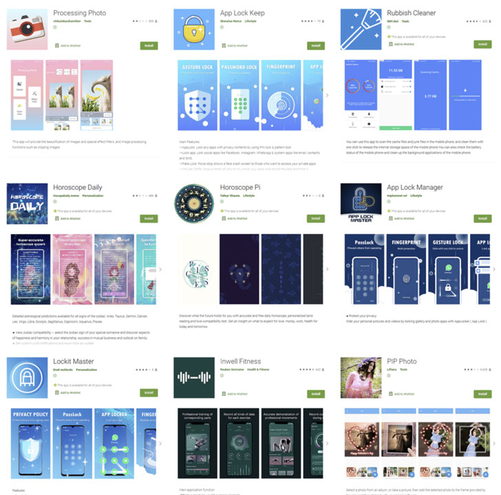 Nine -Android-Apps-with-5.8 Million Installs Caught Stealing User’s Facebook Credentials