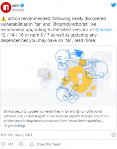GitHub Discovers 7 Code Execution Vulnerabilities in ‘Tar’ and Npm CLI ...