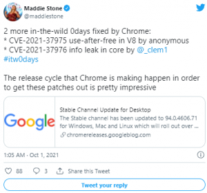 Google Launches Emergency Chrome Update to fix two Zero-days - Xiarch ...